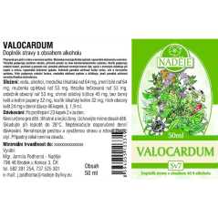Tinktúra Valocardum – harmonizácia srdca a mysle