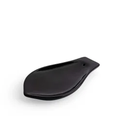 Lotus Ceramic Incense Stick Holder black