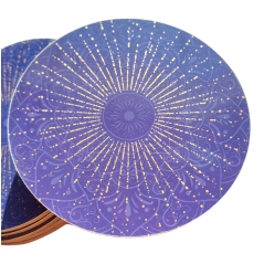 Sada podtáckov  Mandala modra