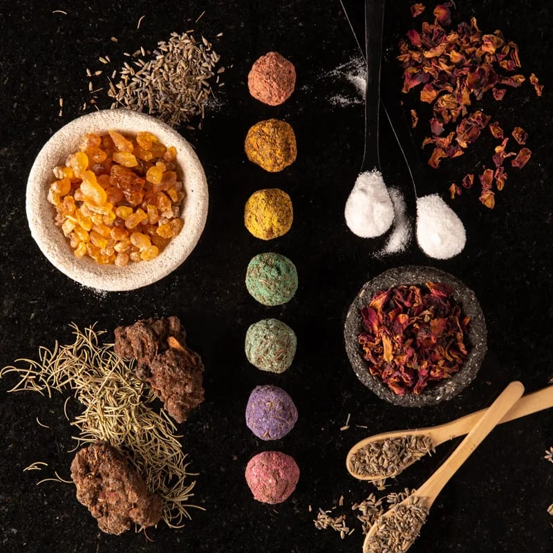 Vykuřovací kuličky 7 čaker Sagrada Madre