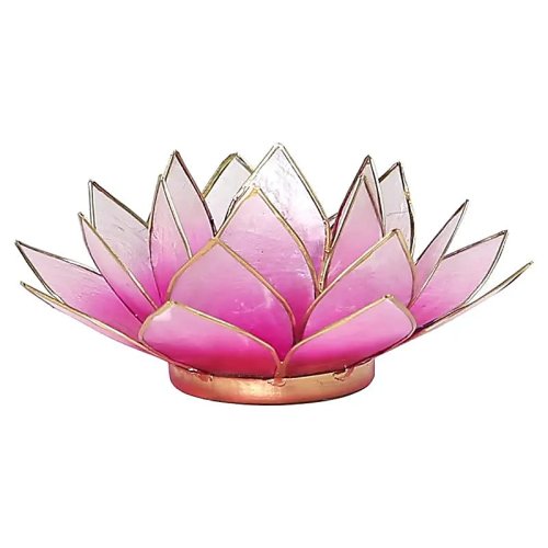 Svietnik Lotus Korunná čakra růžová