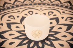 Křišťálová mísa 528 Hz Solfeggio 20 cm