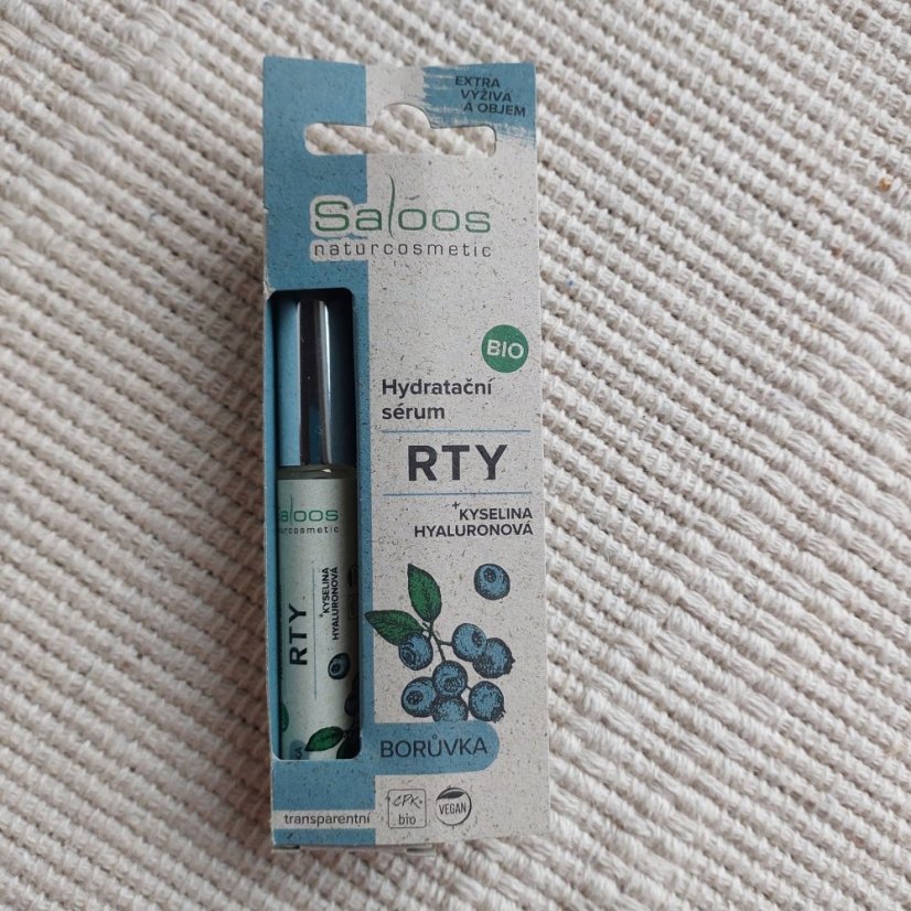 Bio hydratační sérum na rty  7 ml  - Borůvka Saloos