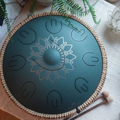 Kovový bubon Octave Steel Tongue drum F# moll Sonic Energy 432 Hz