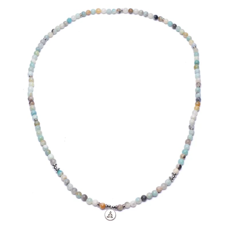 Mala náhrdelník alebo náramok Amazonit Buddha