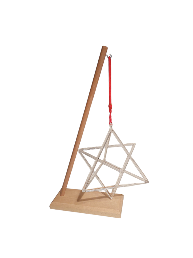 Křišťálová Merkaba větší