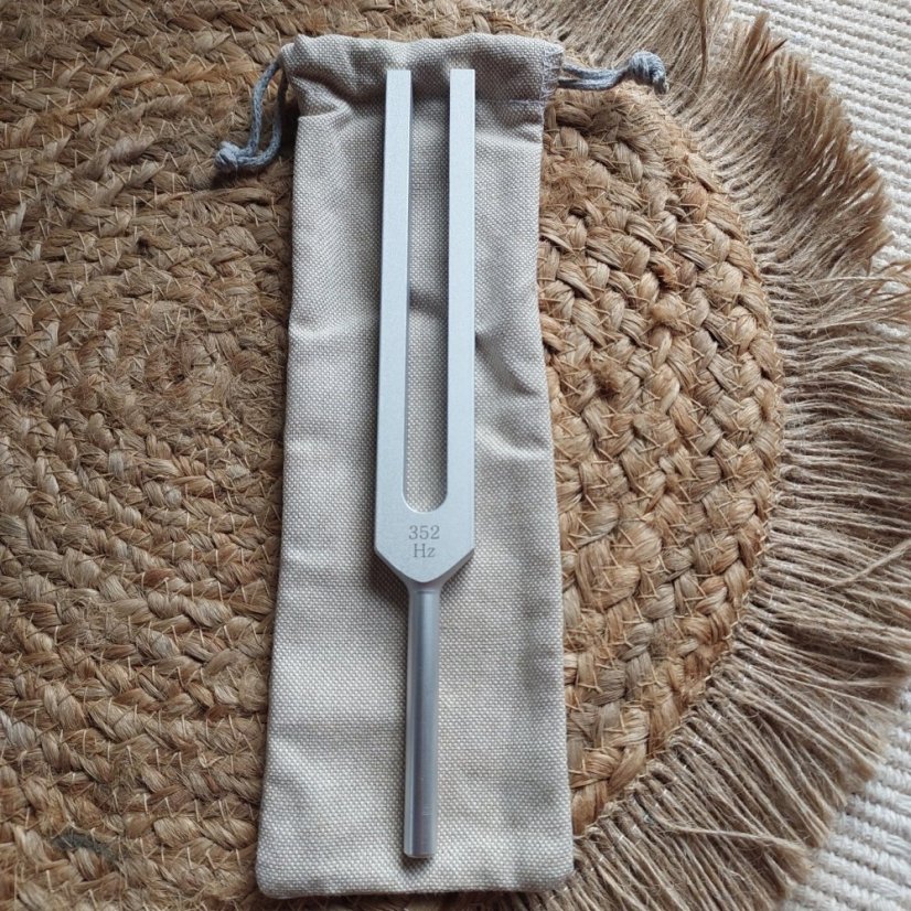 Therapeutic Tuning Fork 352 Hz Bladder Aluminum CZ