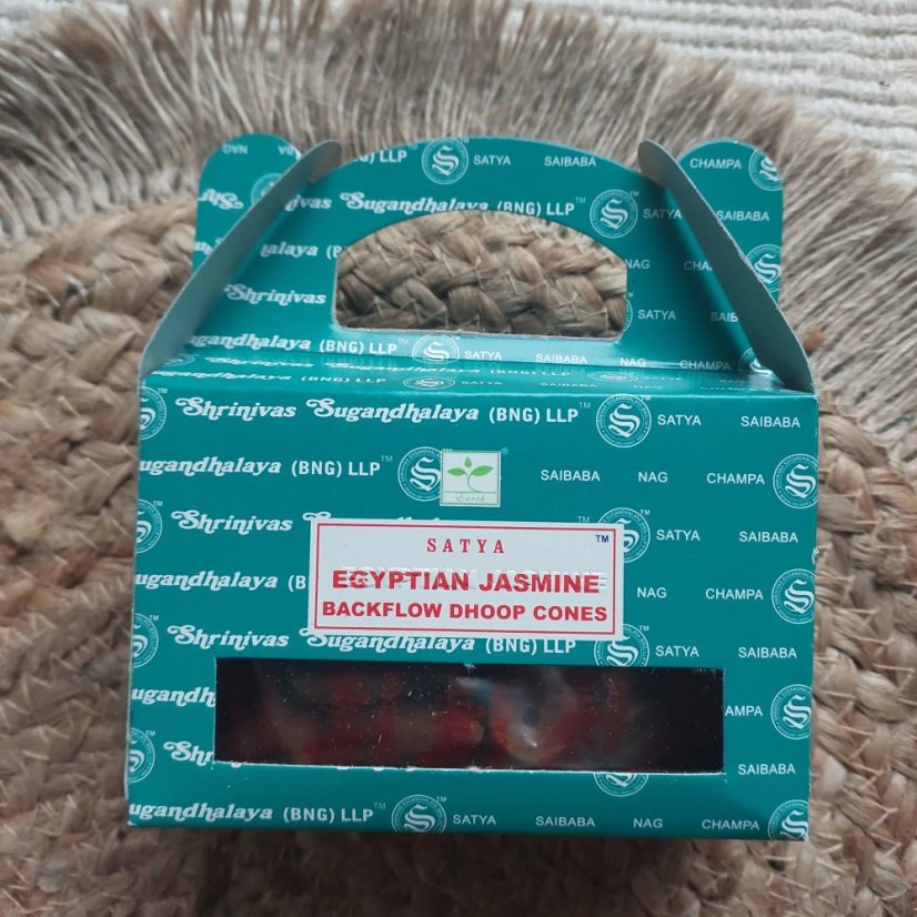 Vonné kužele Satya Egyptský jazmín Backflow