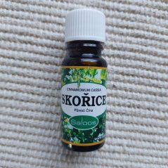 Esenciální olej Skořice 10 ml Saloos