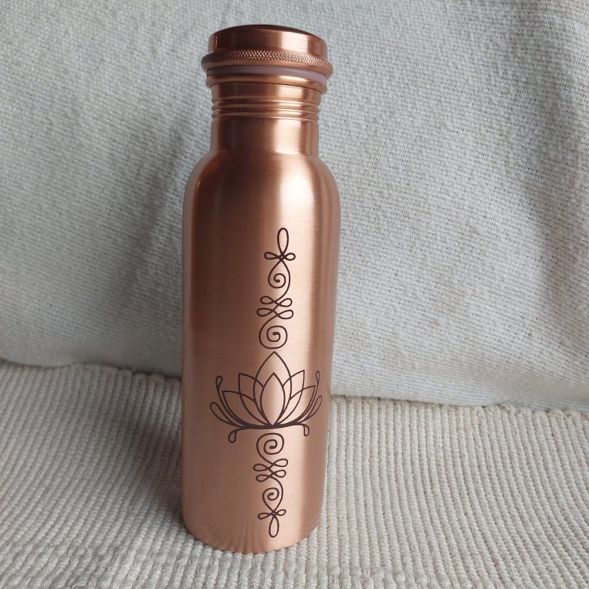 Měděná láhev Lotos 500 ml