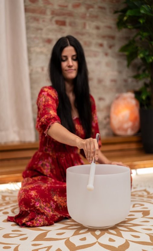 Hůlka pre krištáľovú misu Veľká s rukoväťou s guličkou