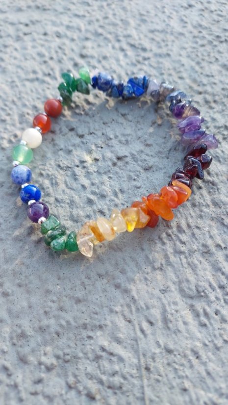 Čakrový náramek kulatý