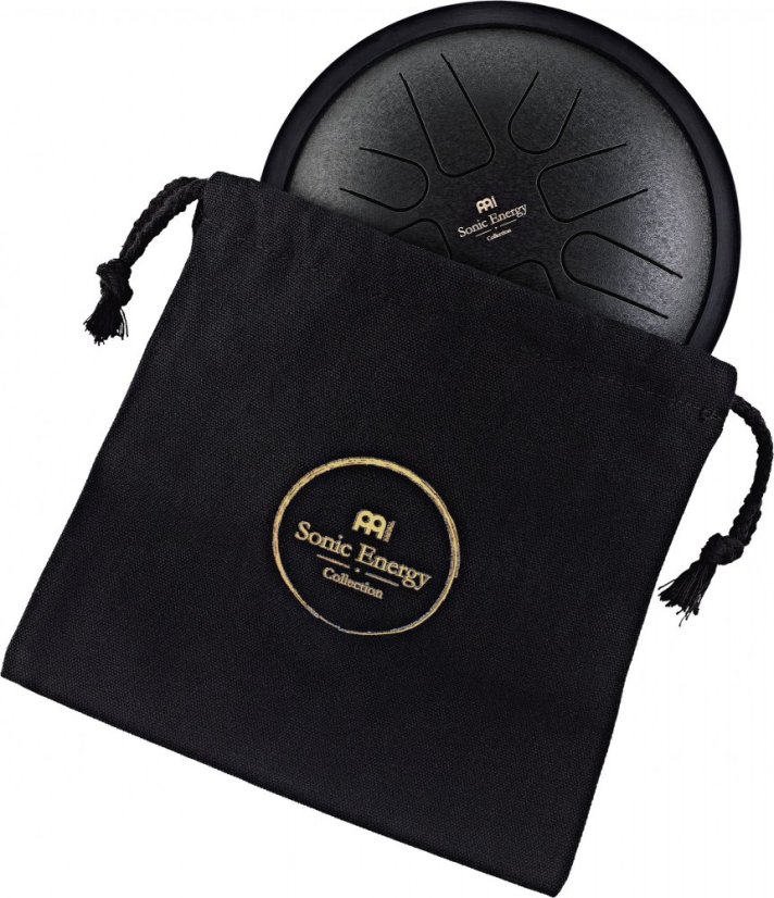 Kovový buben Small Steel drum černý F moll Sonic Energy