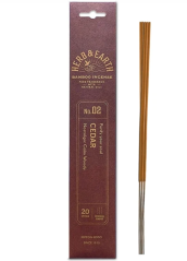 Vonné tyčinky Japonsko Herbs and Earth Cedr