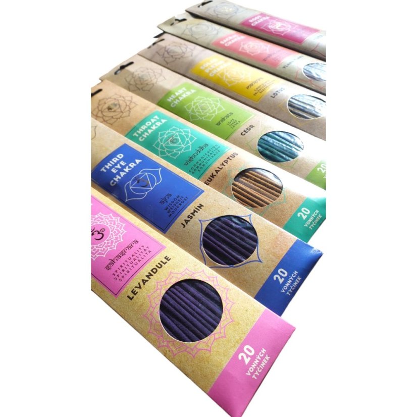 Vonné tyčinky 7 čaker ARÔME Balanced Chakra