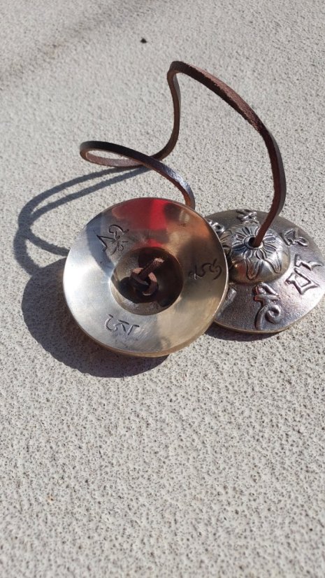 Tibetské činelky střední bronzové OHM