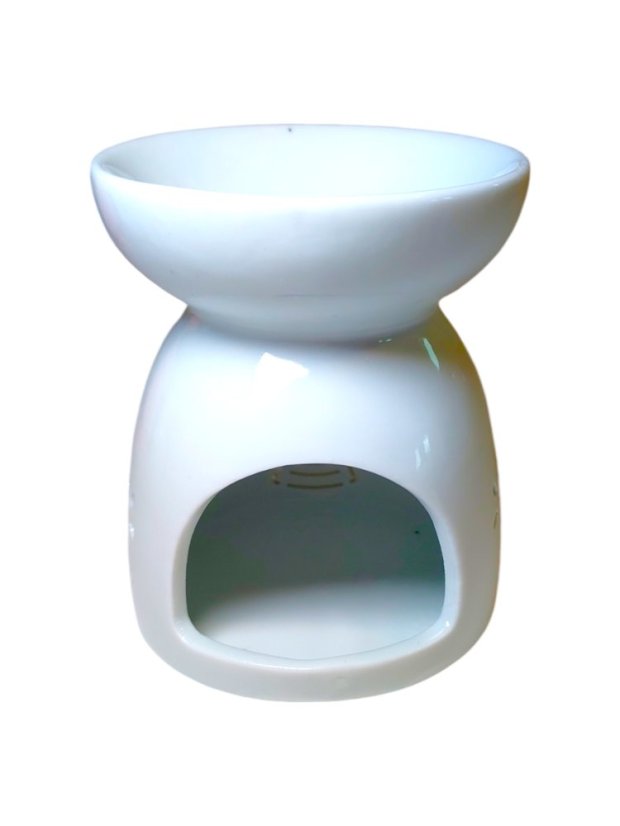 Aromalampa Buddha bílá