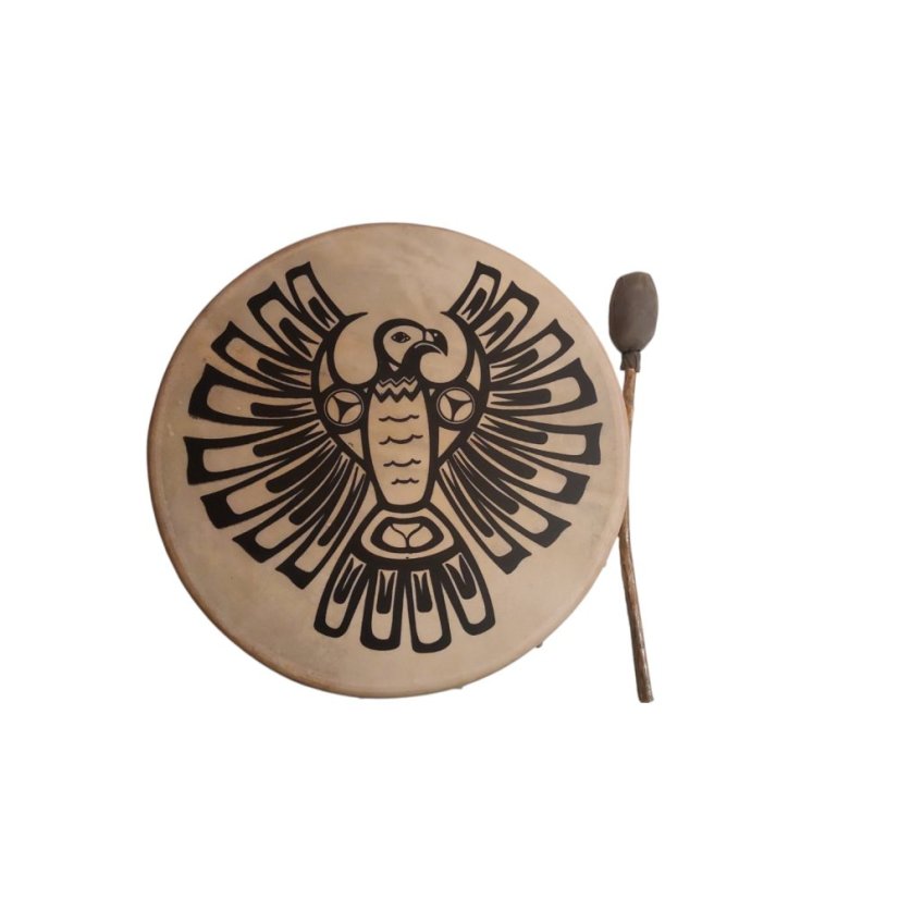 Šamanský bubon 40 cm Hromový vták
