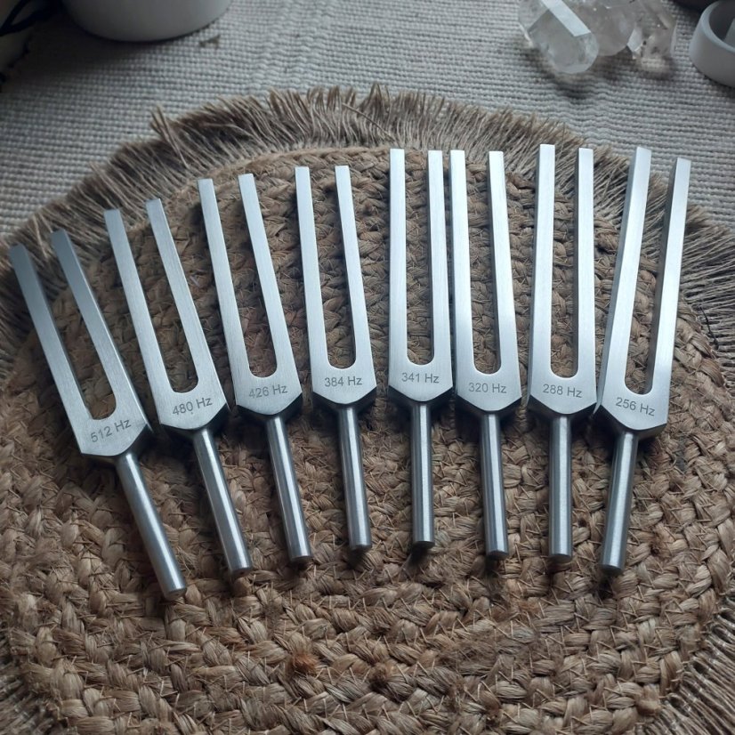 Terapeutické ladičky Harmonic Spektrum Set hliník
