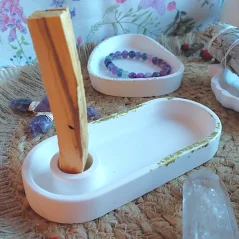Stojan na dřívko Palo Santo Zlatý ovál