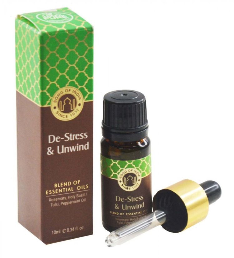 Směs esenciálních olejů De-Stress & Unwind
