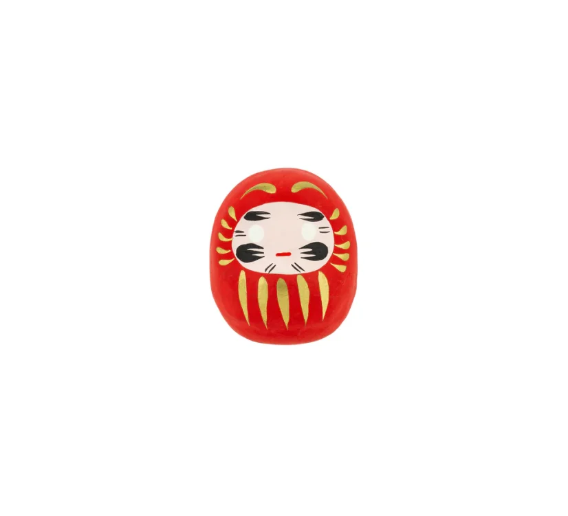 Rituální figurka Daruma Hodně štěstí 4,8 cm