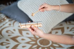 Meditační zvonkohra Energy chime Květ života 2048 Hz