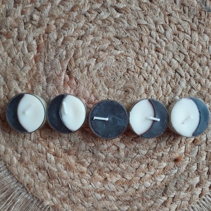 Čajové svíčky Měsíční fáze