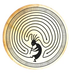 Šamanský buben 45 cm  Kokopelli