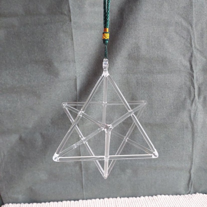 Křišťálová Merkaba střední