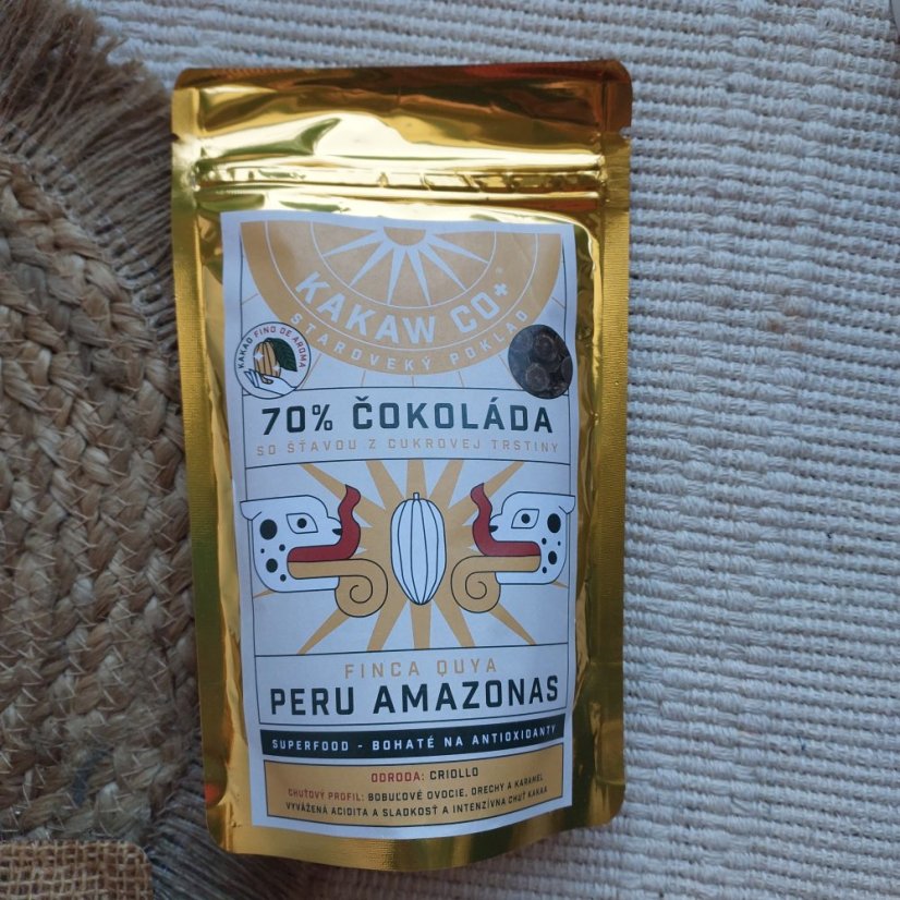 70% odrůdová čokoláda Peru 75 g