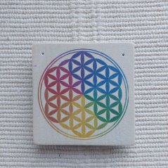 Lotus Ceramic Incense Stick Holder Flower of life