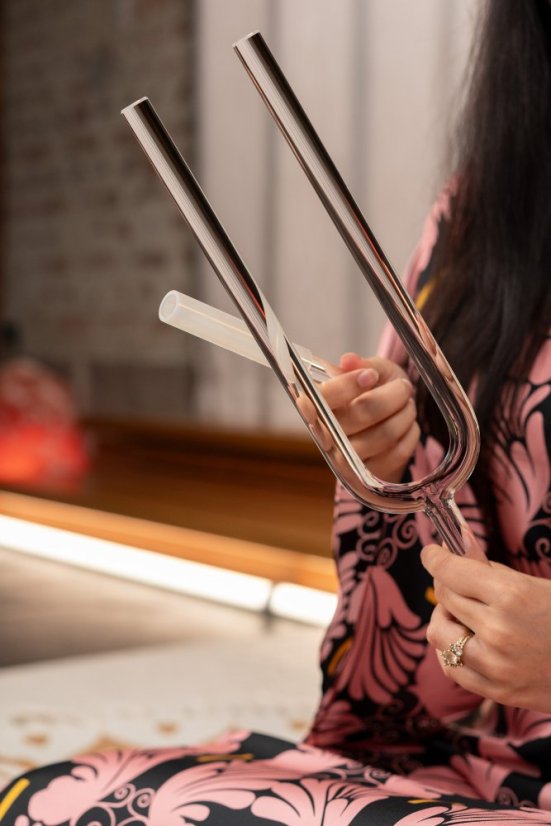 Křišťálová terapeutická ladička 174 Hz