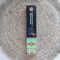 Vonné tyčinky Tribal Soul Biela šalvia a Palo Santo